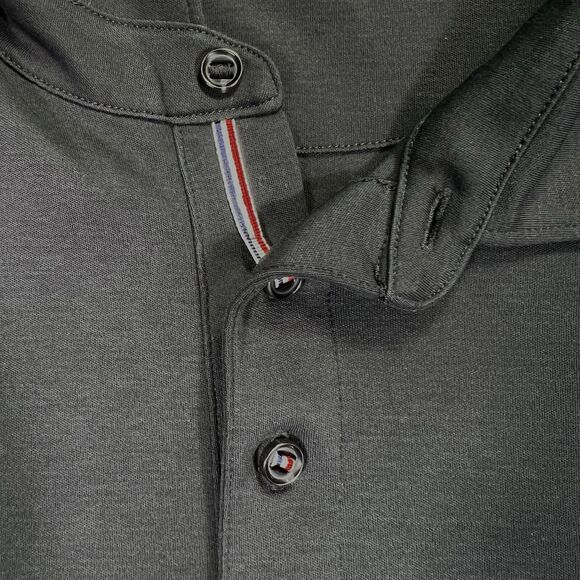 UNTUCKit Damaschino Polo Shirt Men’s Size 3XL Bkack Long Sleeve Smart Casual - Picture 4 of 12